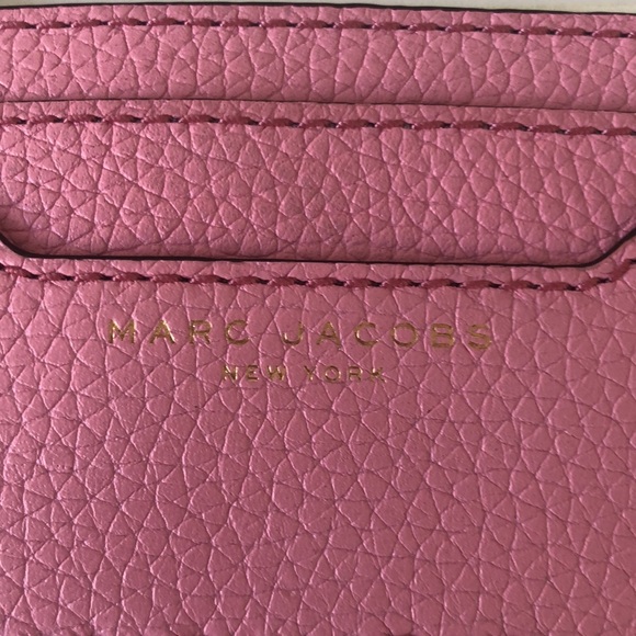 NWT Marc Jacobs Pink Leather Credit Cards Holder/Slim Wallet - Picture 2 of 4